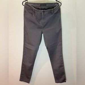 Denver Hayes Women’s Slim Stretch Pants Grey Purple Tone 8x32